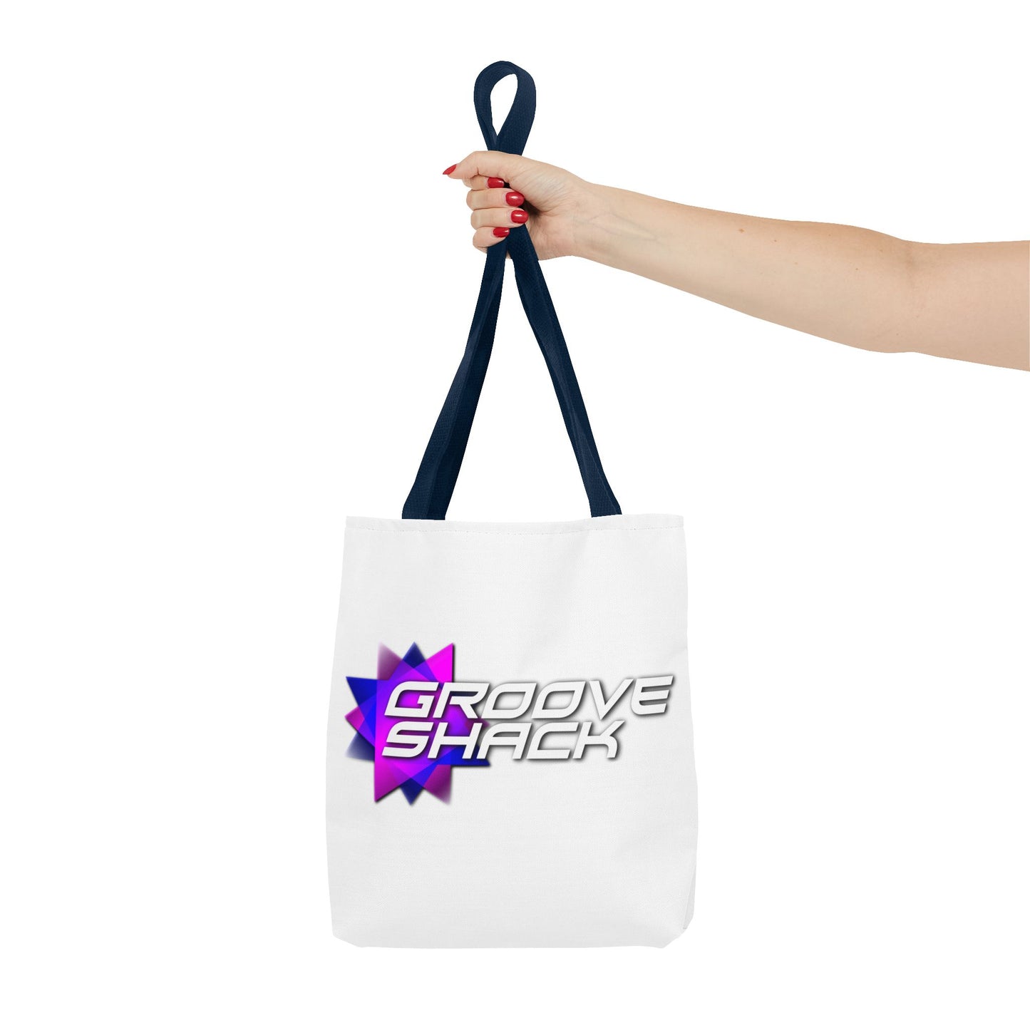 Vibrant Groove Shack Tote Bag, Eco-Friendly Record Bag