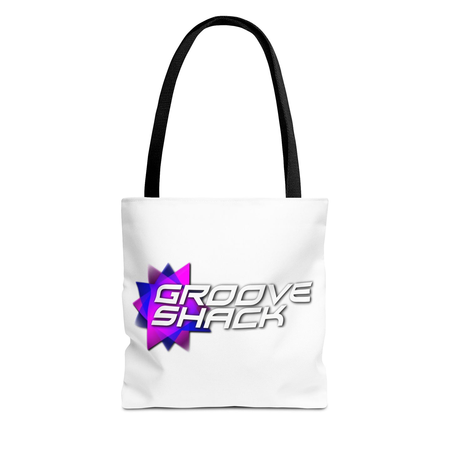 Vibrant Groove Shack Tote Bag, Eco-Friendly Record Bag