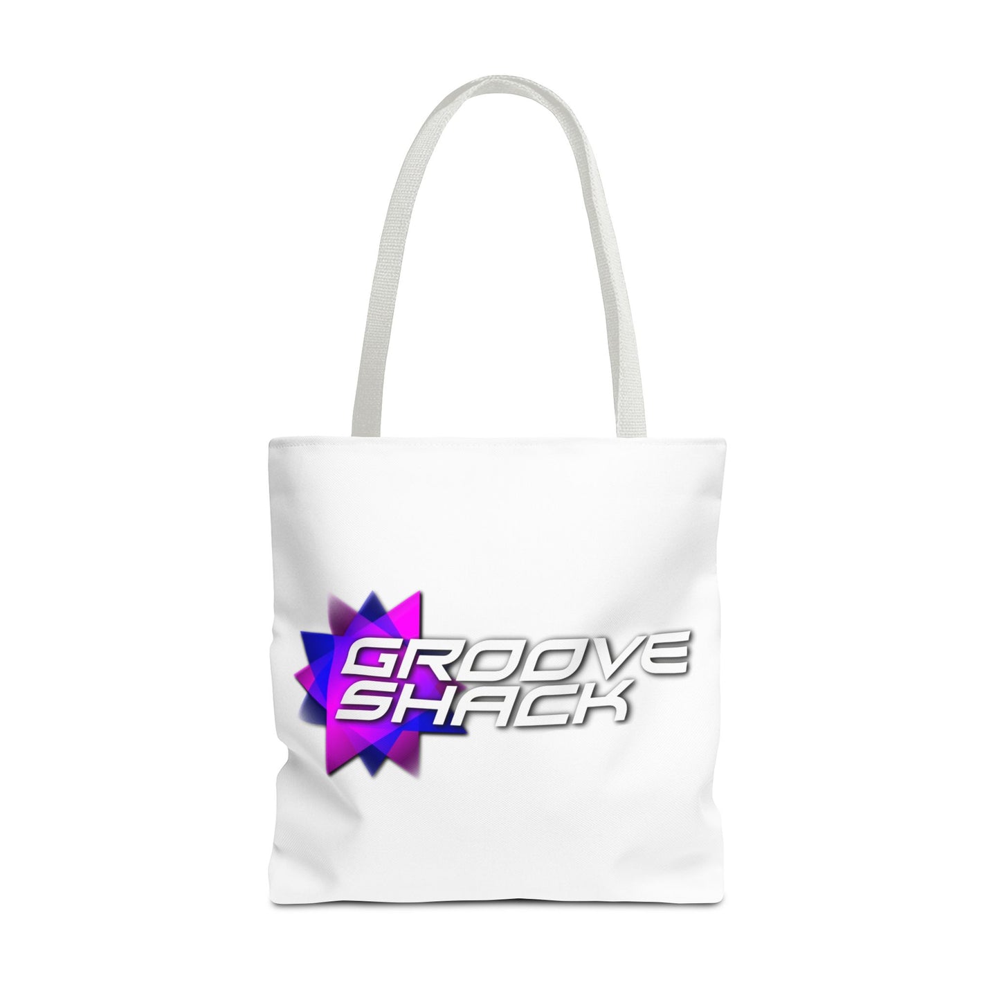 Vibrant Groove Shack Tote Bag, Eco-Friendly Record Bag