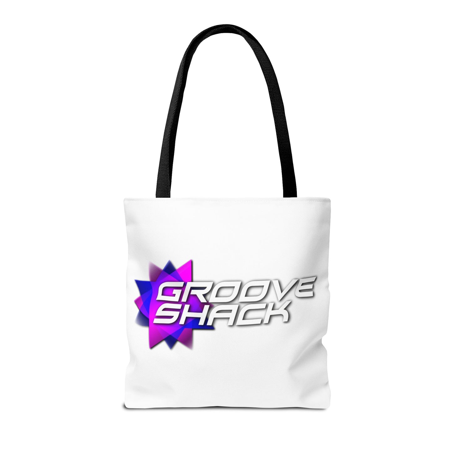Vibrant Groove Shack Tote Bag, Eco-Friendly Record Bag