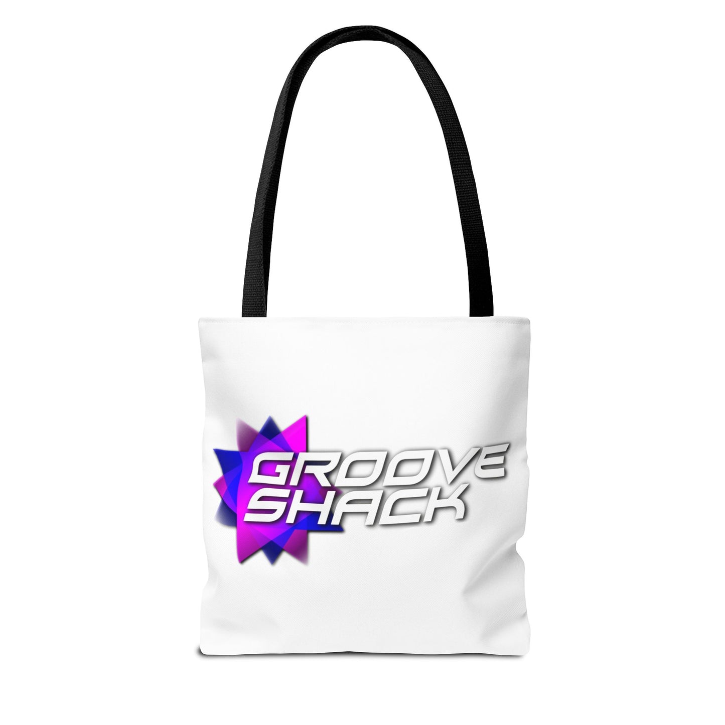 Vibrant Groove Shack Tote Bag, Eco-Friendly Record Bag