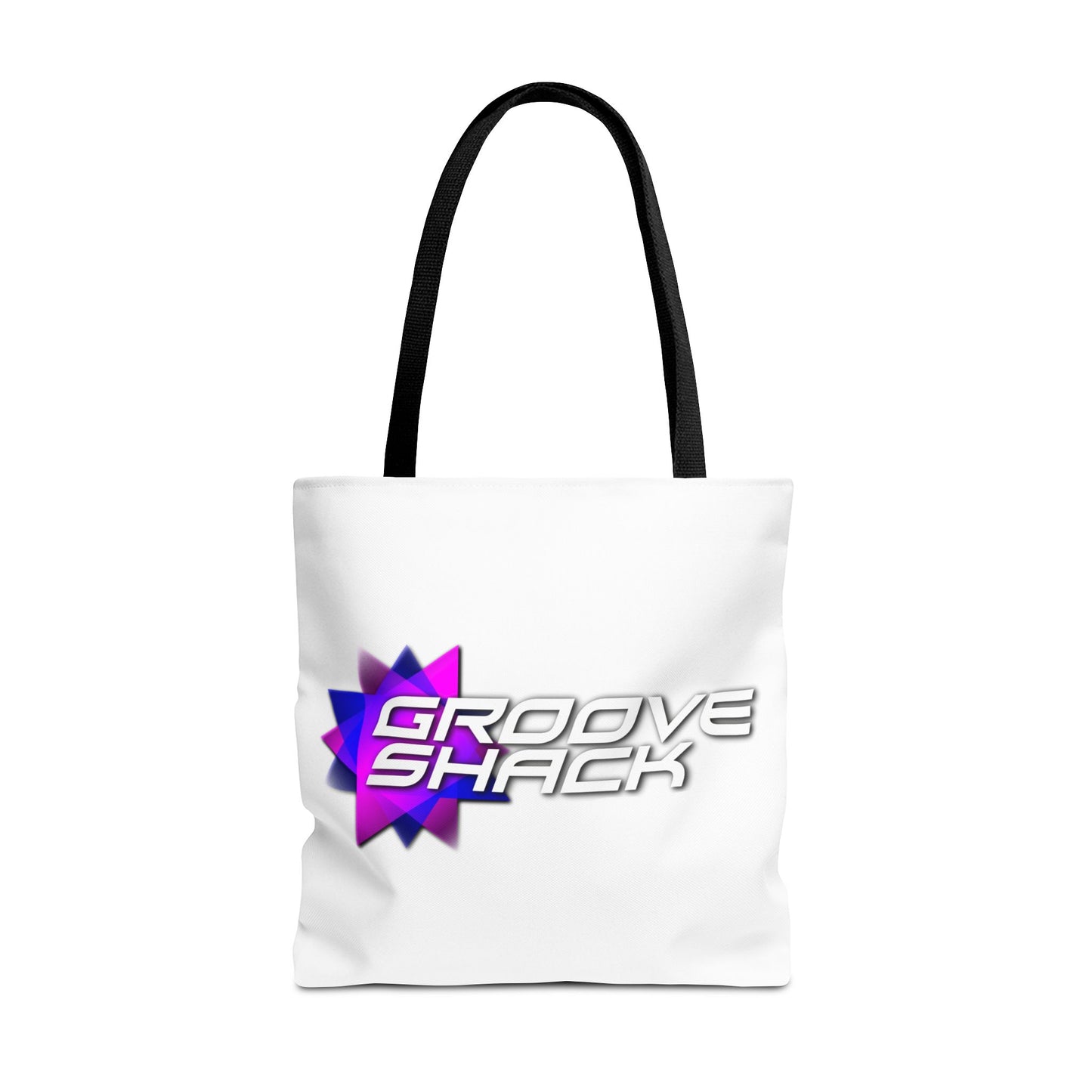 Vibrant Groove Shack Tote Bag, Eco-Friendly Record Bag