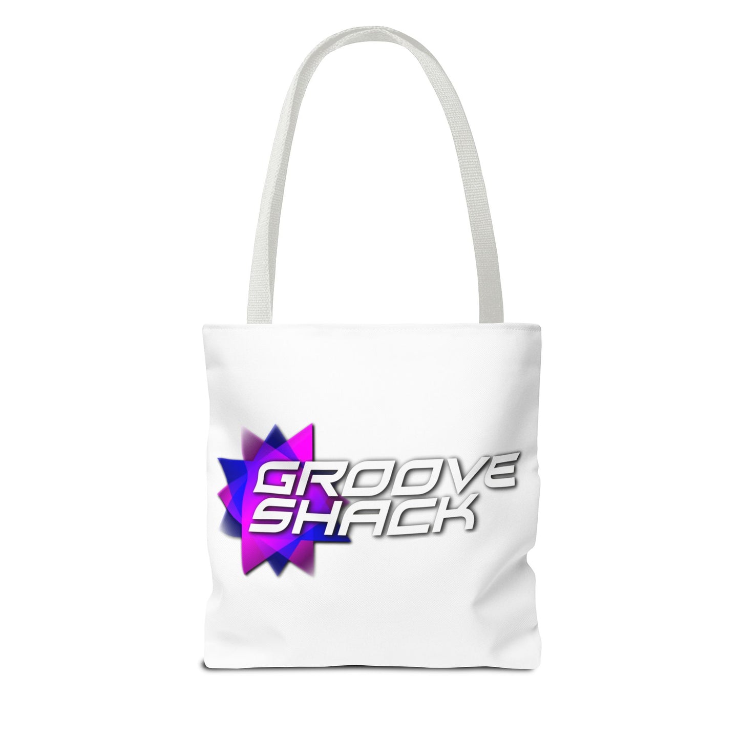 Vibrant Groove Shack Tote Bag, Eco-Friendly Record Bag