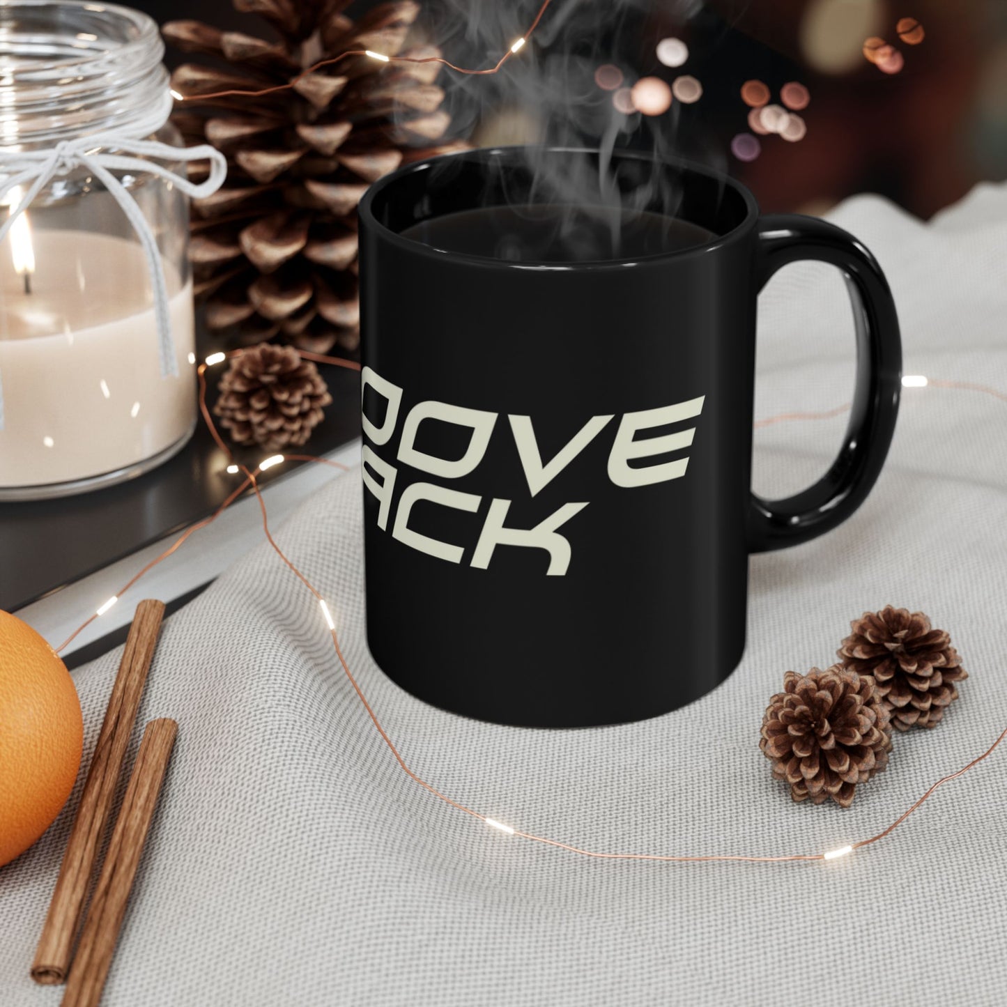Groove Shack Black Mug